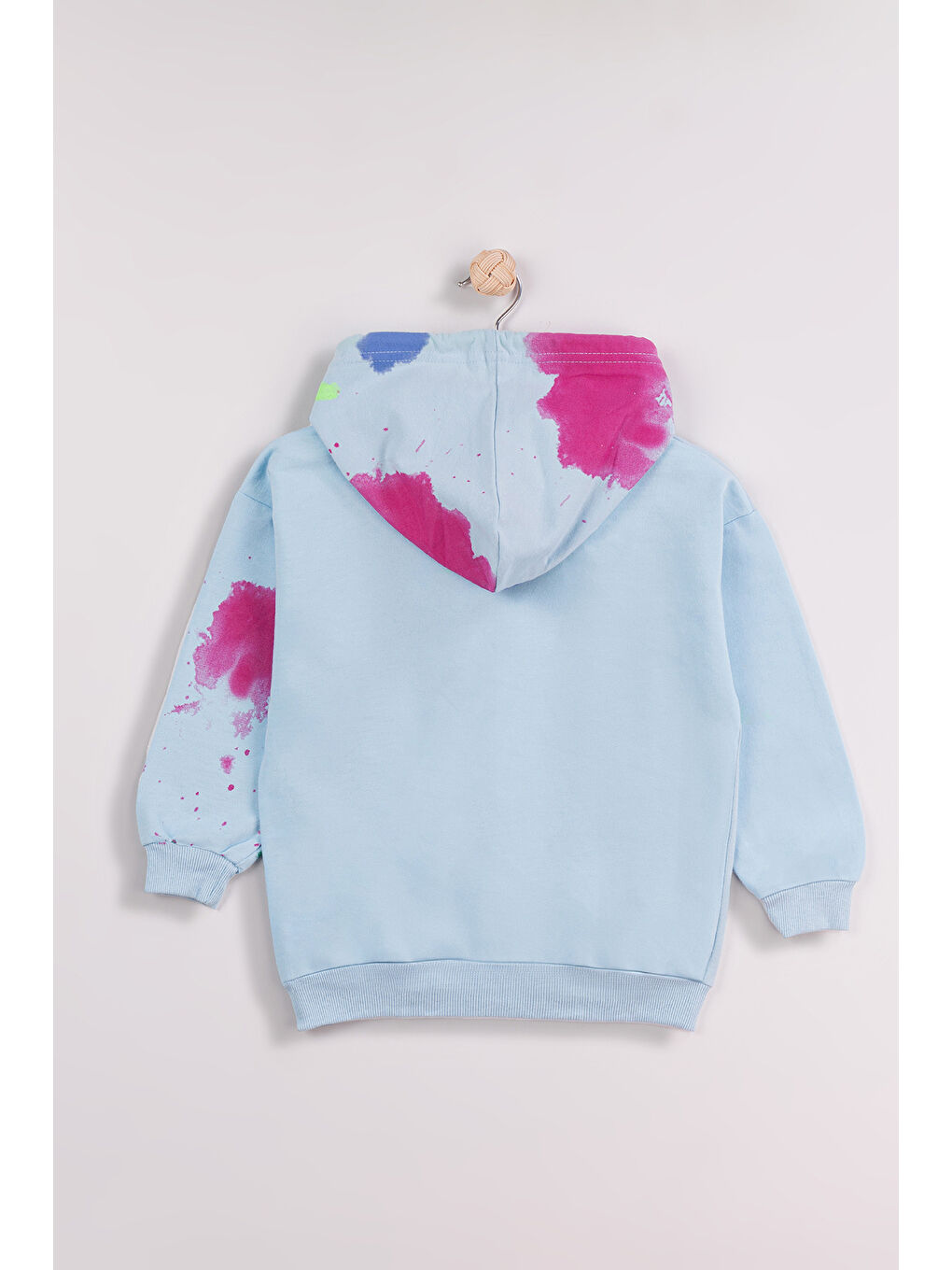 MİSSTUFFY Mavi Kız Çocuk 2'li Paket Basic Sweatshirt - 4