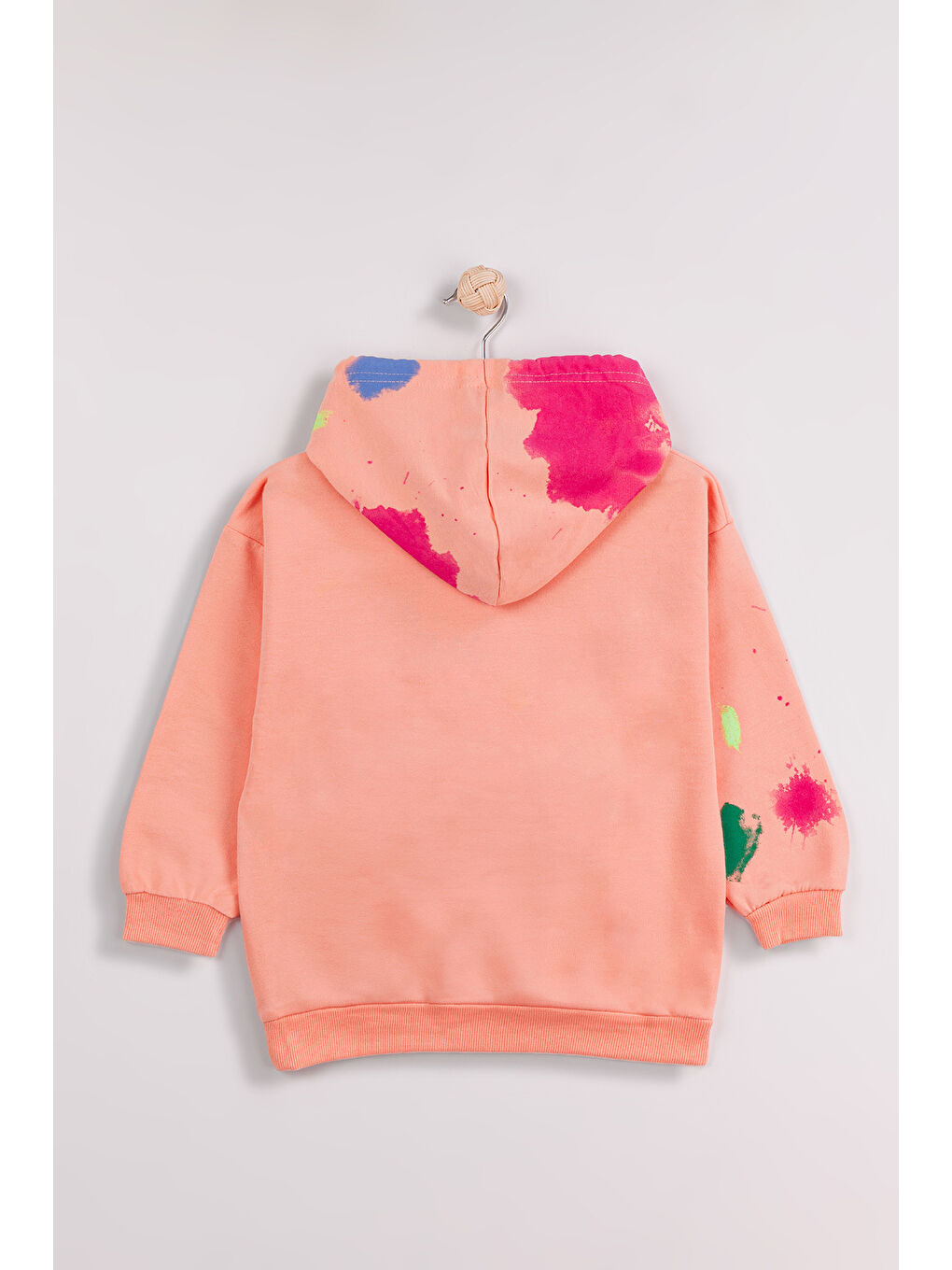 MİSSTUFFY Turuncu Kız Çocuk 2'li Paket Basic Sweatshirt - 4