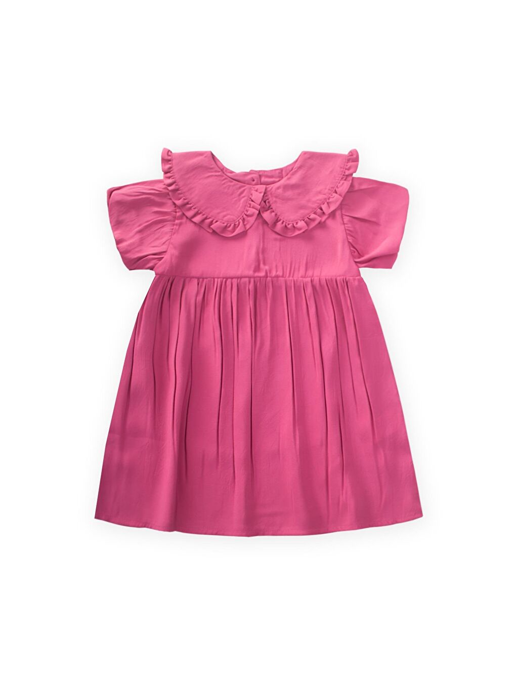 Fuşya Kız Çocuk Elbise