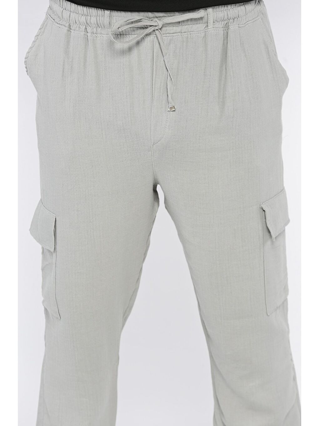 Gri Kargo Cepli Erkek Pantolon-3