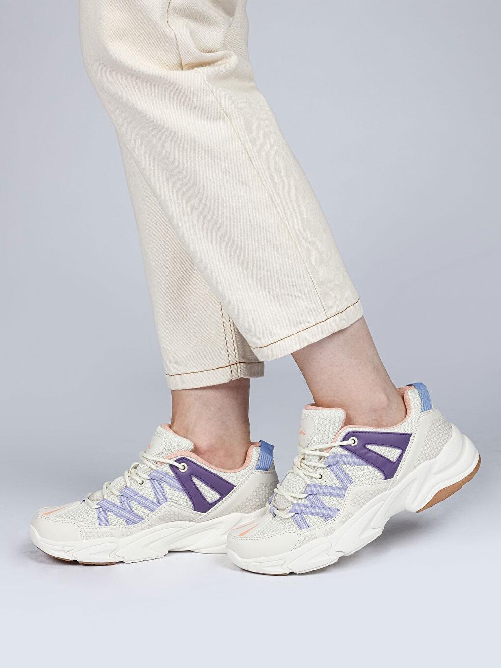 Pembe Kadın Spor Ayakkabı-3