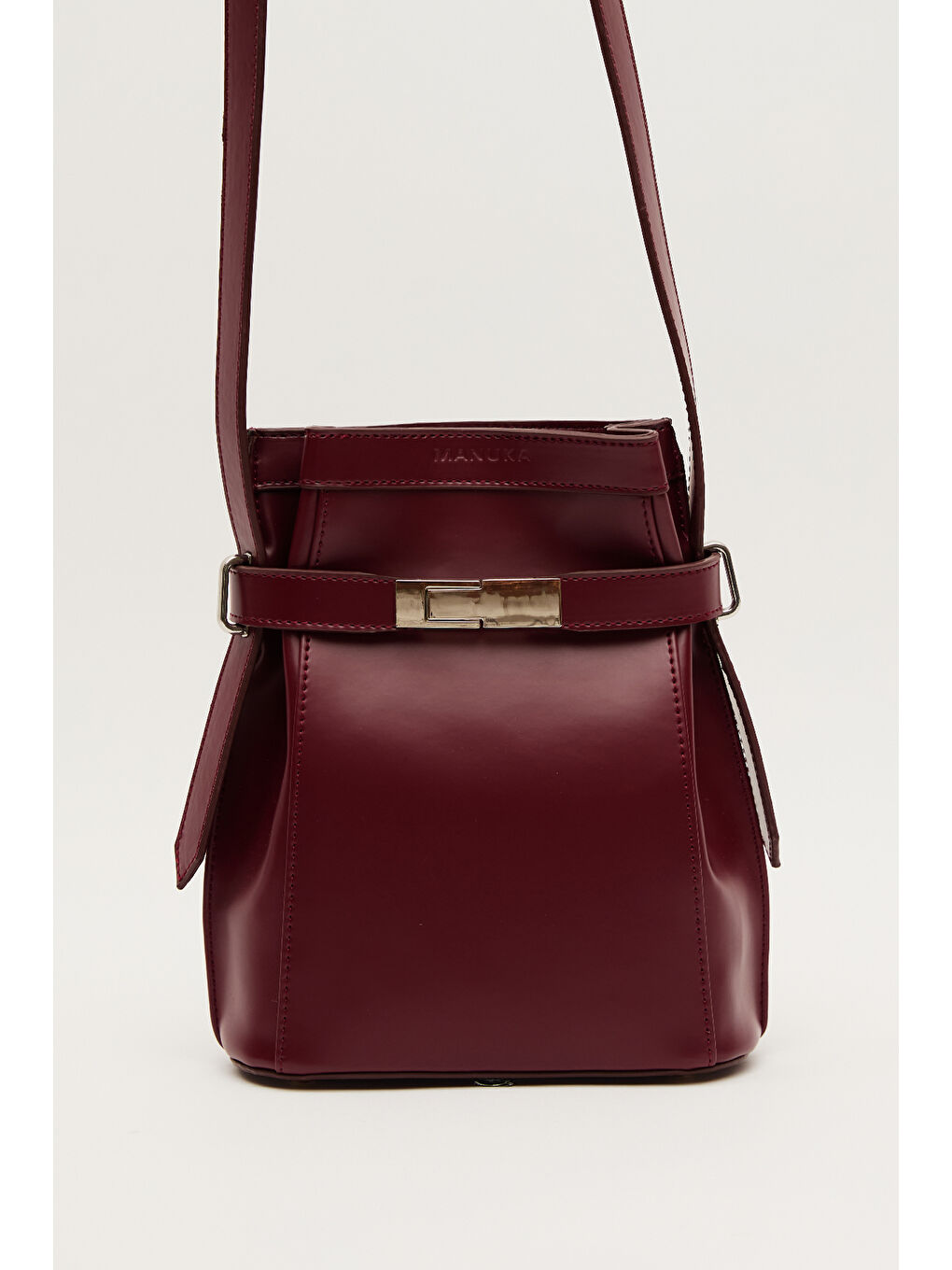 Mılo Deri Baget Çanta Bordo