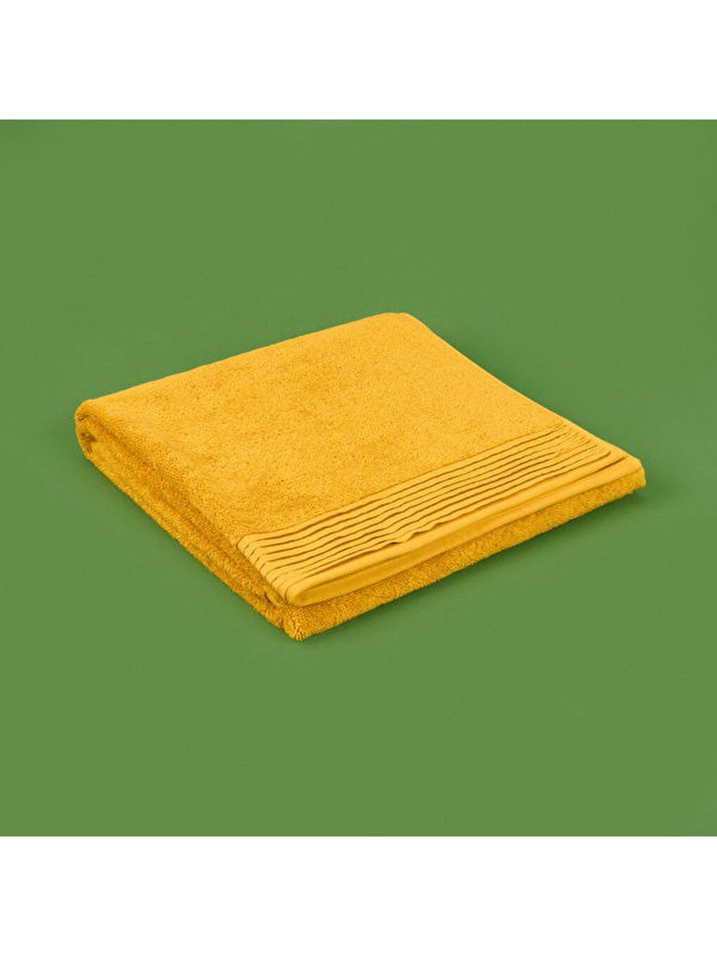 Kahverengi Soft Premium Banyo Havlusu - Hardal - 70x140 cm-2