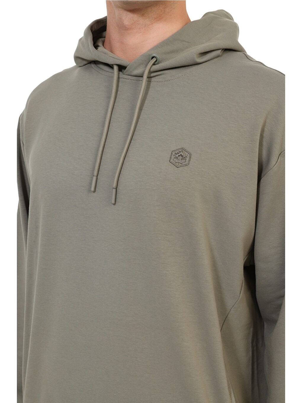 Sweatshirt Erkek Haki Mb Sn73 Hoodıe-2