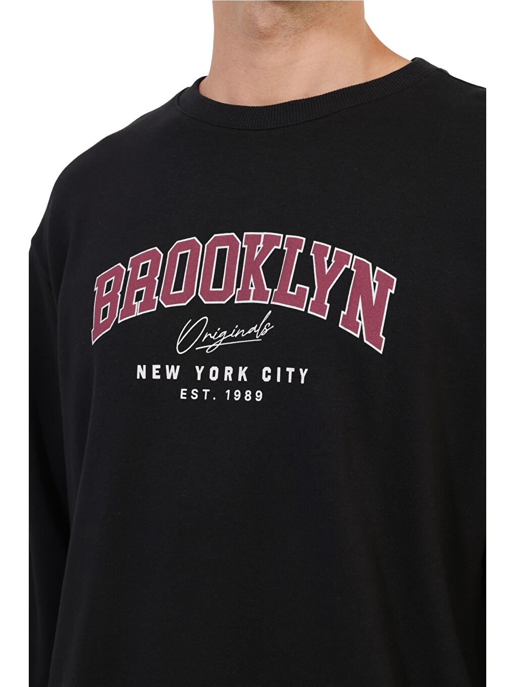 Sweatshirt Erkek Siyah Ml Cody 16cty105-2