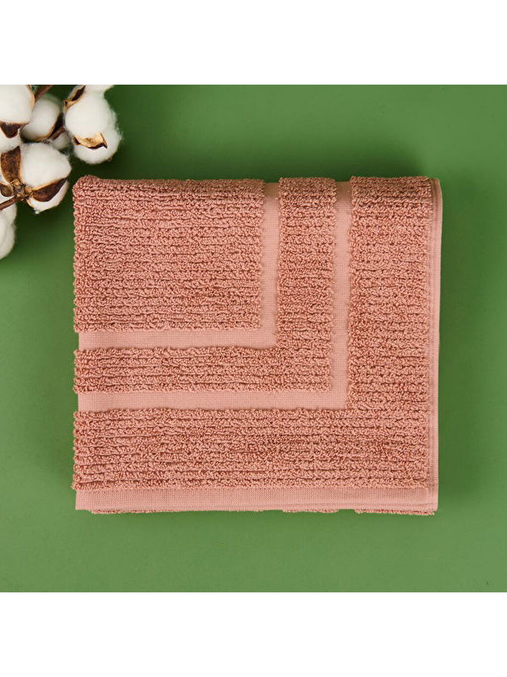 Evidea Pembe Soft Premium Ayak Havlusu - Gülkurusu - 50x70 cm - 4