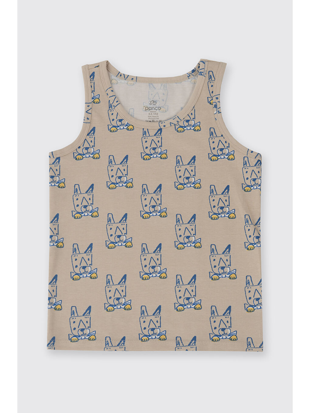 Karışık Erkek Çocuk 3'lü Atlet Seti-1