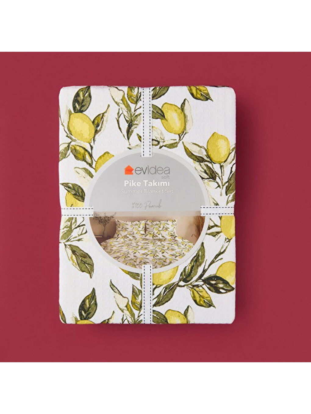 Evidea Soft Fresco Çift Kişilik Pike Takımı - Beyaz - 2