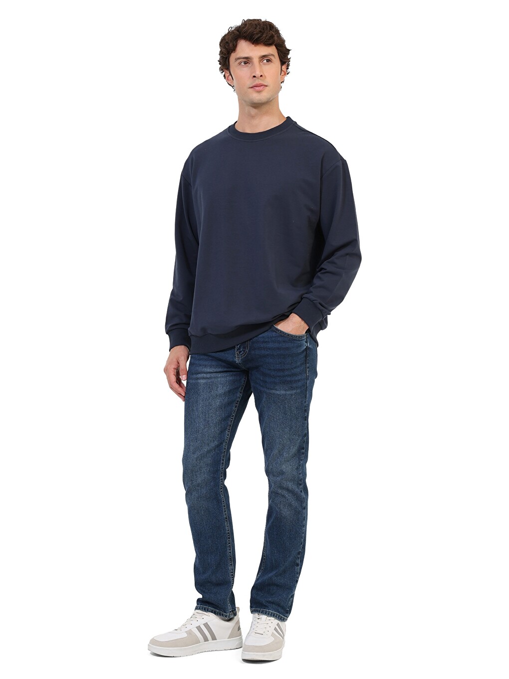 Sweatshirt Erkek Lacivert Mb 16sn90 C Sw