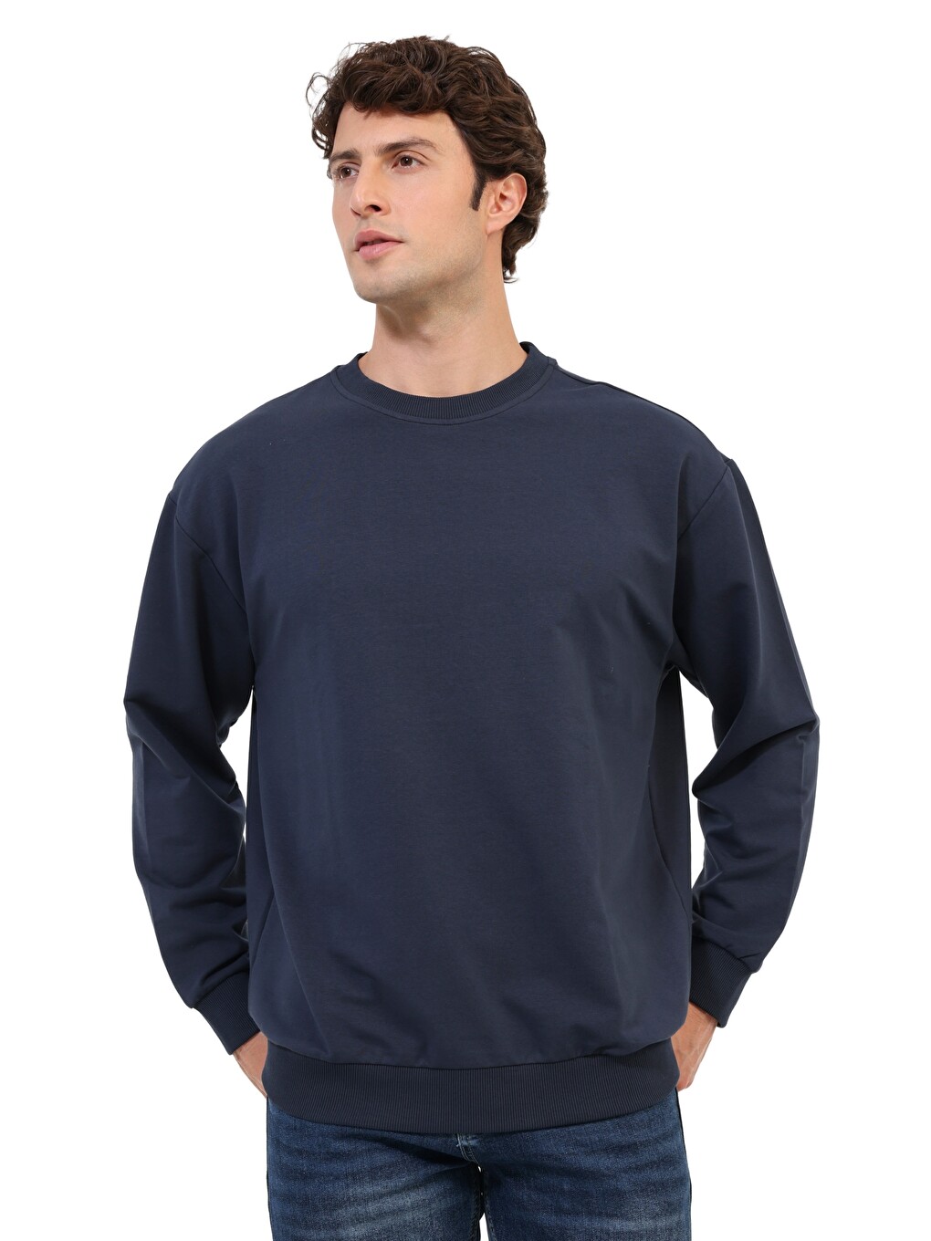 Sweatshirt Erkek Lacivert Mb 16sn90 C Sw-1