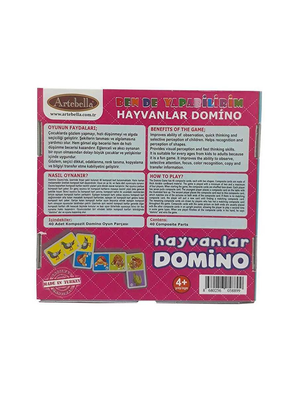 Hayvanlar Domino-1