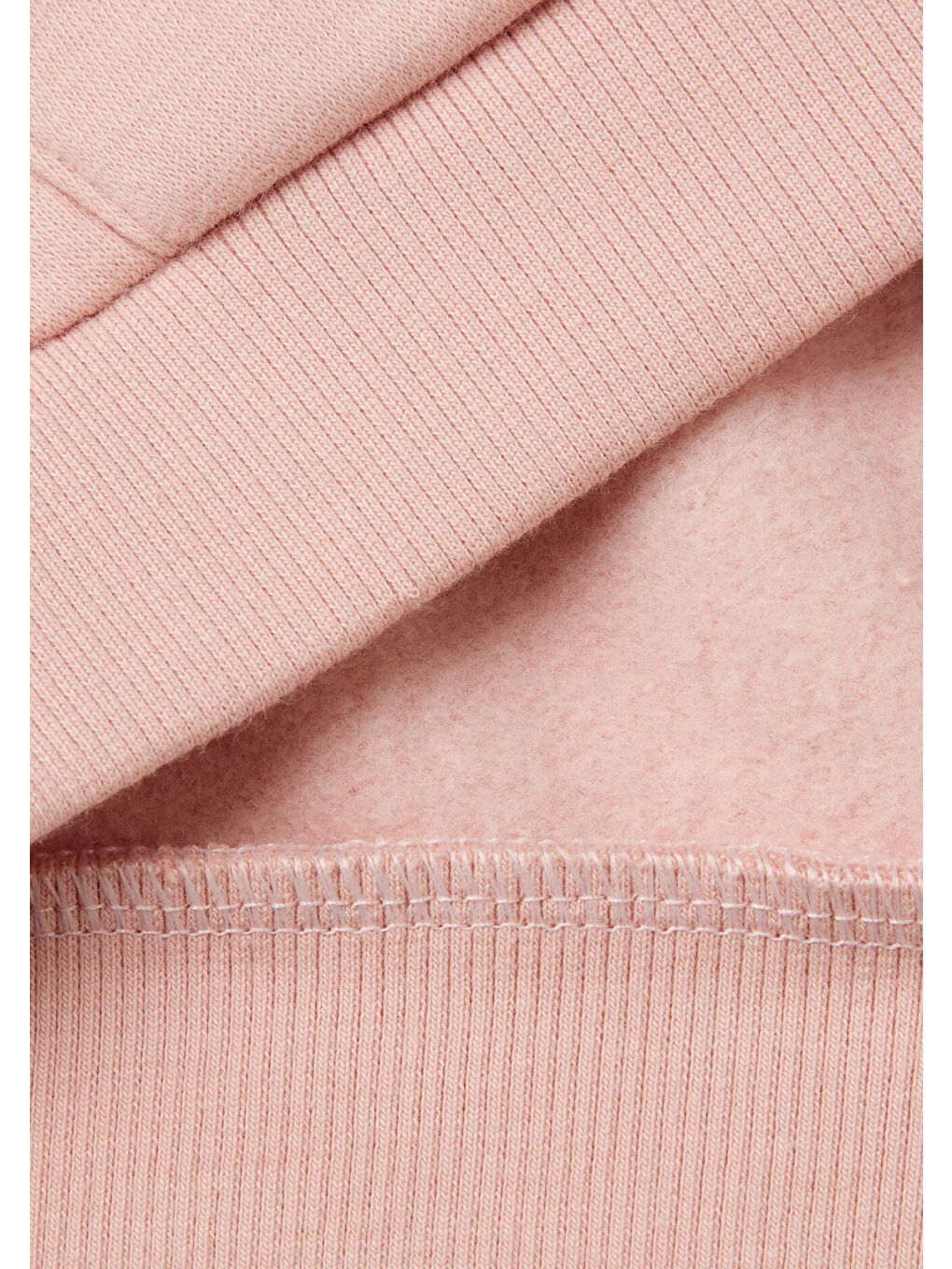 United Colors Of Benetton Kız Çocuk Toz Pembe Pamuk Karışımlı Fermuarlı Kapüşonlu Logolu Sweatshirt - 2