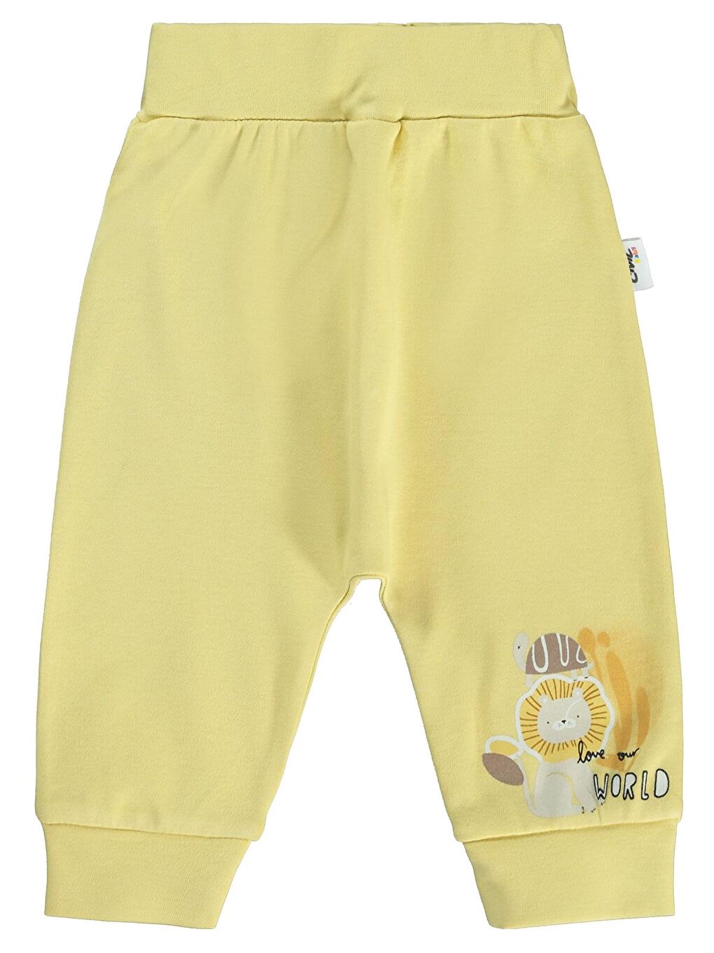 Kahverengi Baby Erkek Bebek 2'li Patiksiz Tek Alt 3-12 Ay Hardal-2