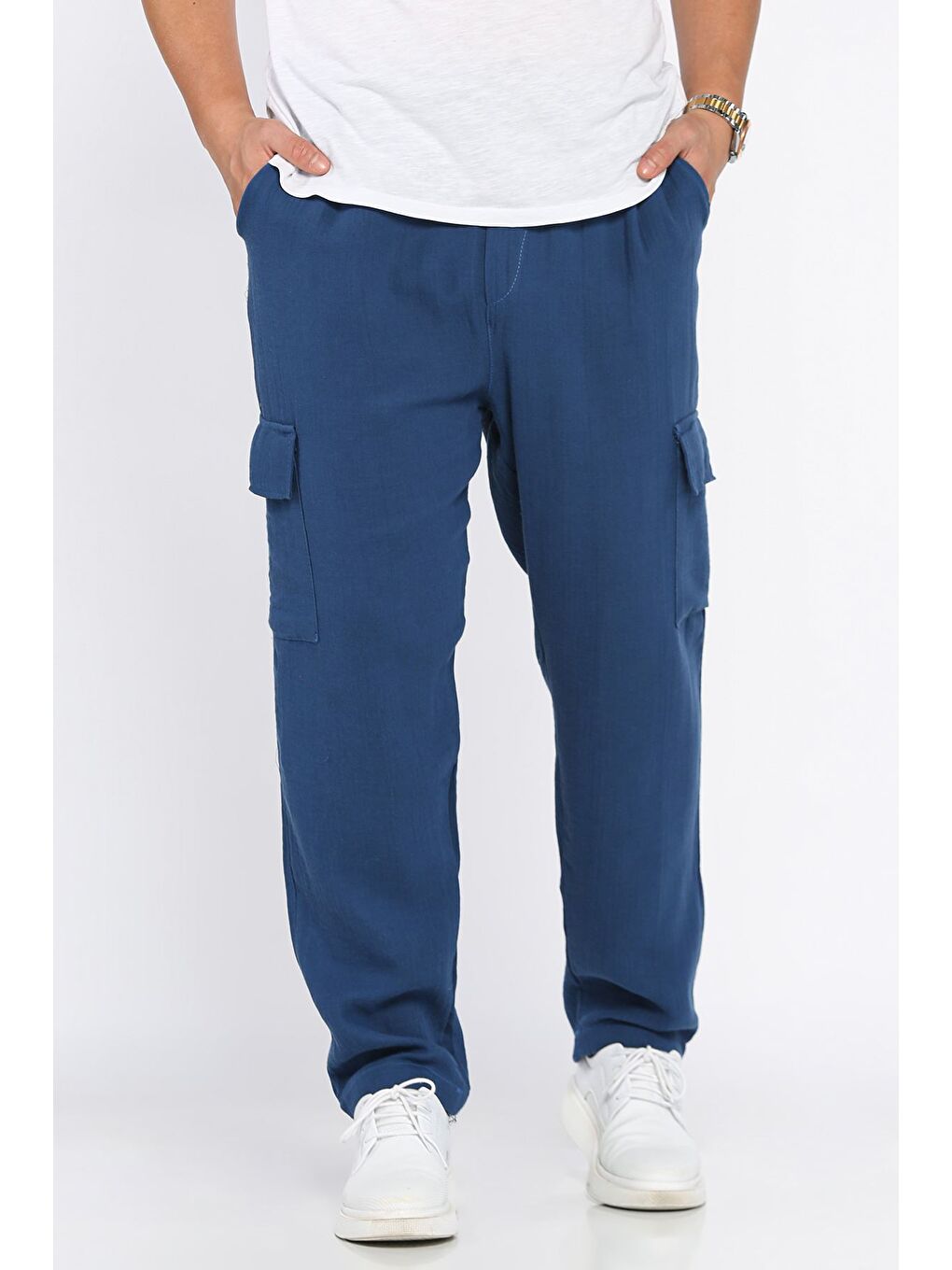İndigo Kargo Cepli Erkek Pantolon