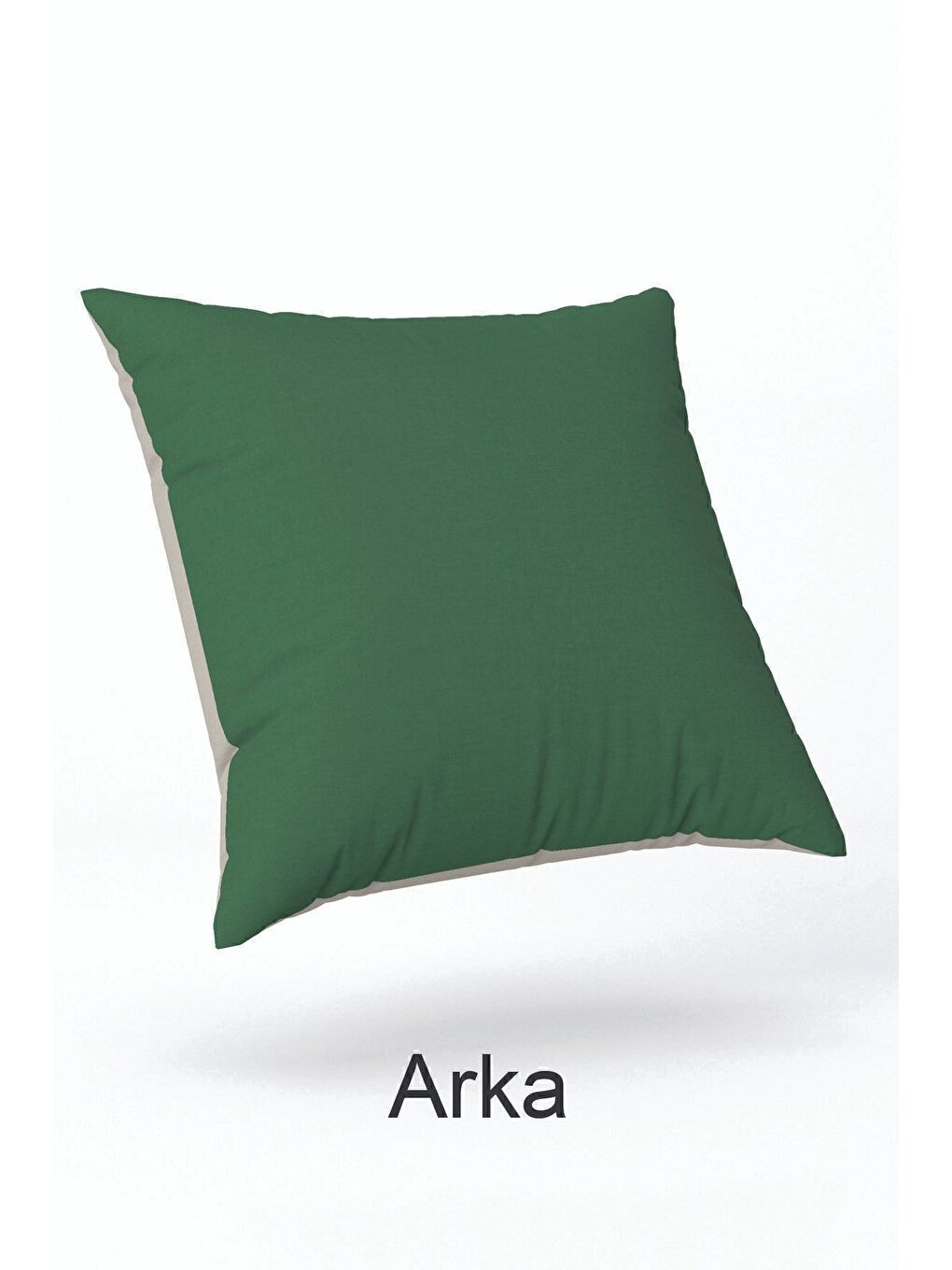 Yeşil Kadife 43x43 Cm Kırlent Kılıfı Dekoratif Yumuşak Salon Soyut-3