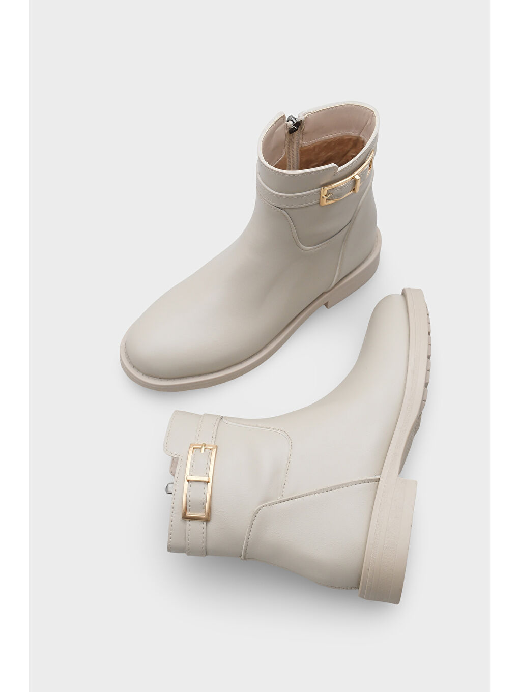 Bej Rubi Kadın Bot-3