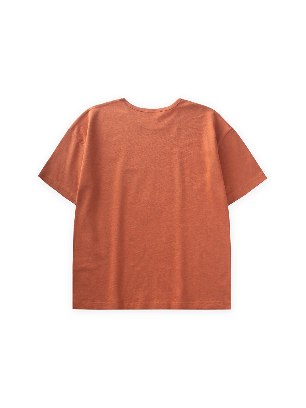 Turuncu İbiza Baskılı T-Shırt 8-12 Yaş Oranj-1