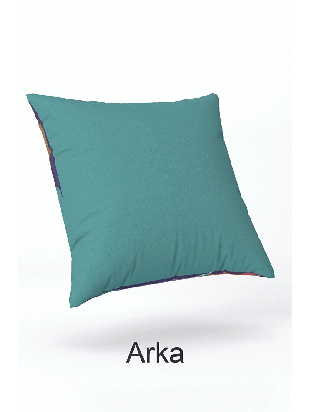 ASDIVA Mor Kadife 43x43 Cm Kırlent Kılıfı Dekoratif Yumuşak Salon Flamingo Yaprak - 3