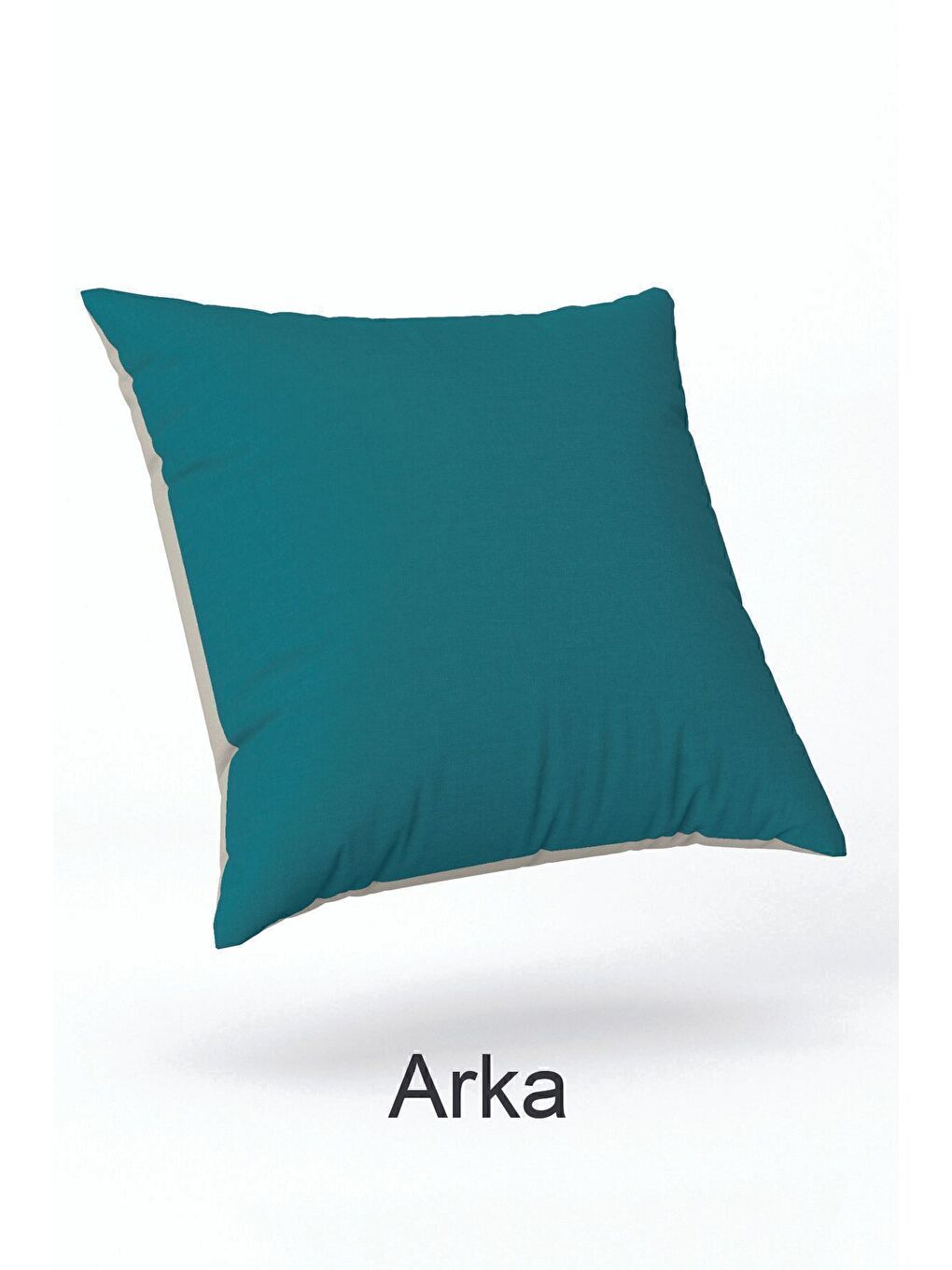 Ekru Kadife 43x43 Cm Kırlent Kılıfı Dekoratif Yumuşak Salon Soyut-3