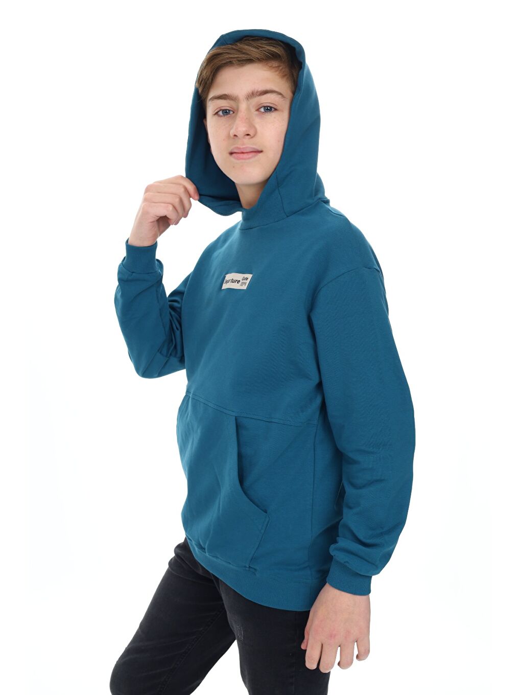 Petrol Erkek Çocuk Baskılı Sweatshirt-3