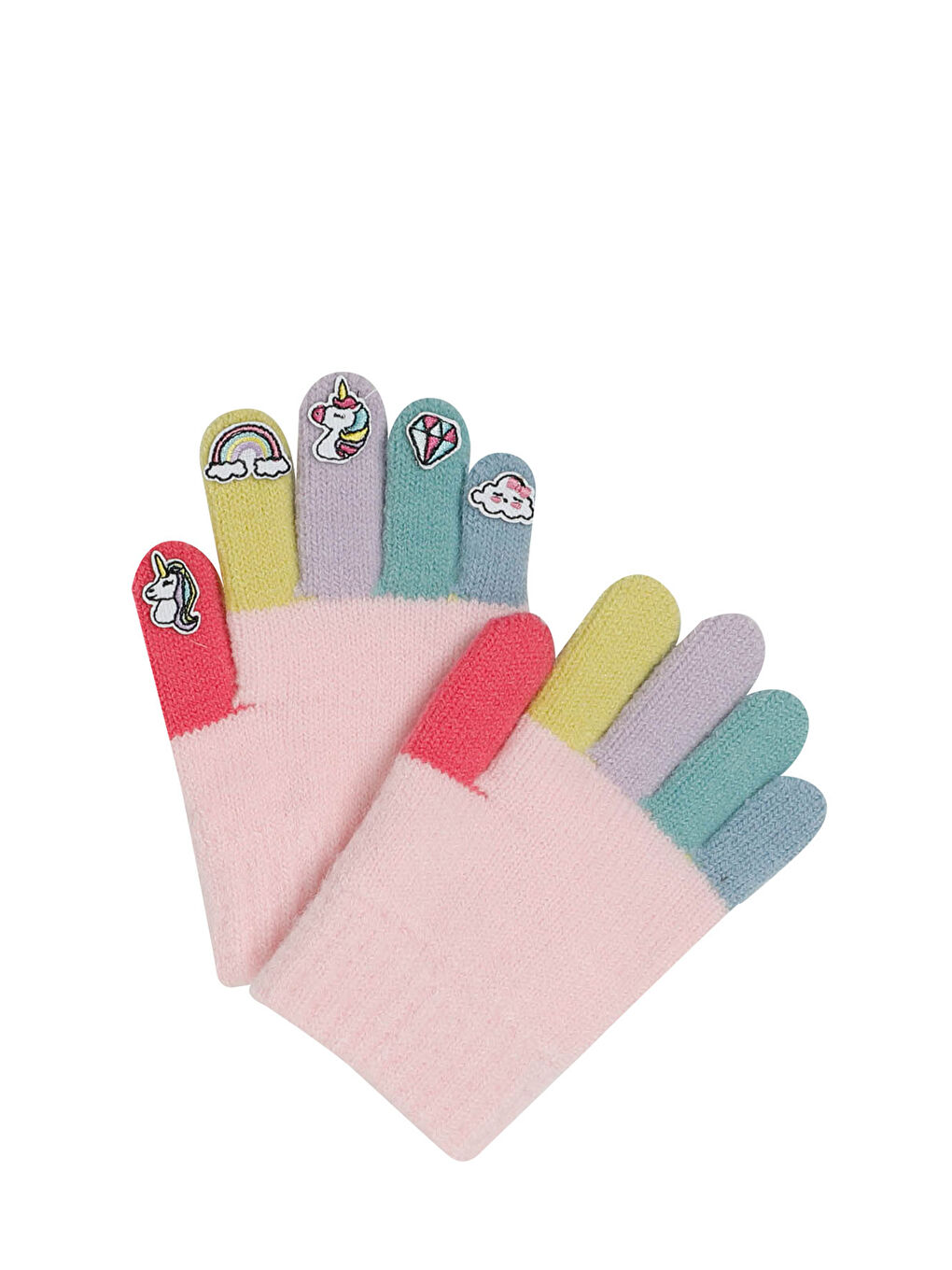 Mor PINK PATCH ELD G-5PR Lila Kız Çocuk Eldiven