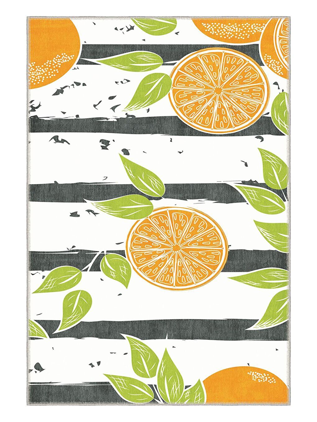 Karışık Premium Kalite, Pamuk ve Kaydırmaz Taban, Yıkanabilir, Mutfak Halısı  80 x 150 cm-3