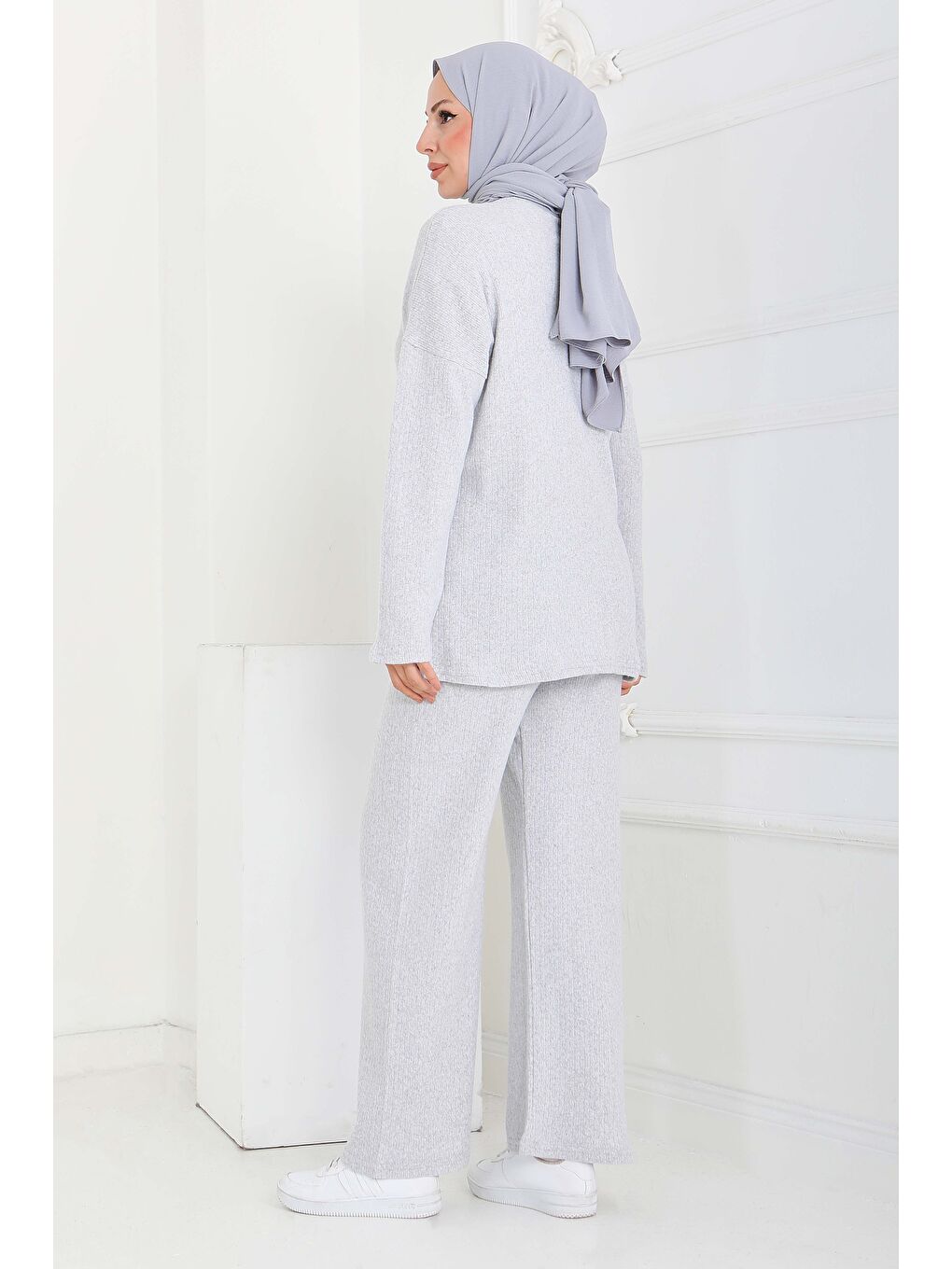 İnterlok Kaşkorse İkili Takım Gri - 27837-GRI-1