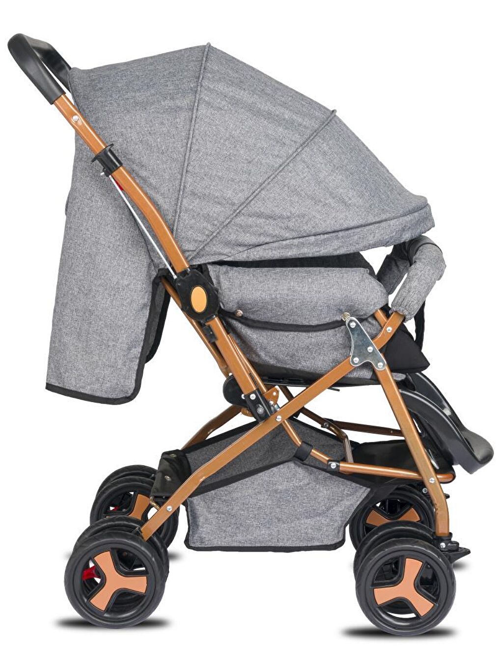 Classic Çift Yön Bebek Arabası Tam Yatarlı-2