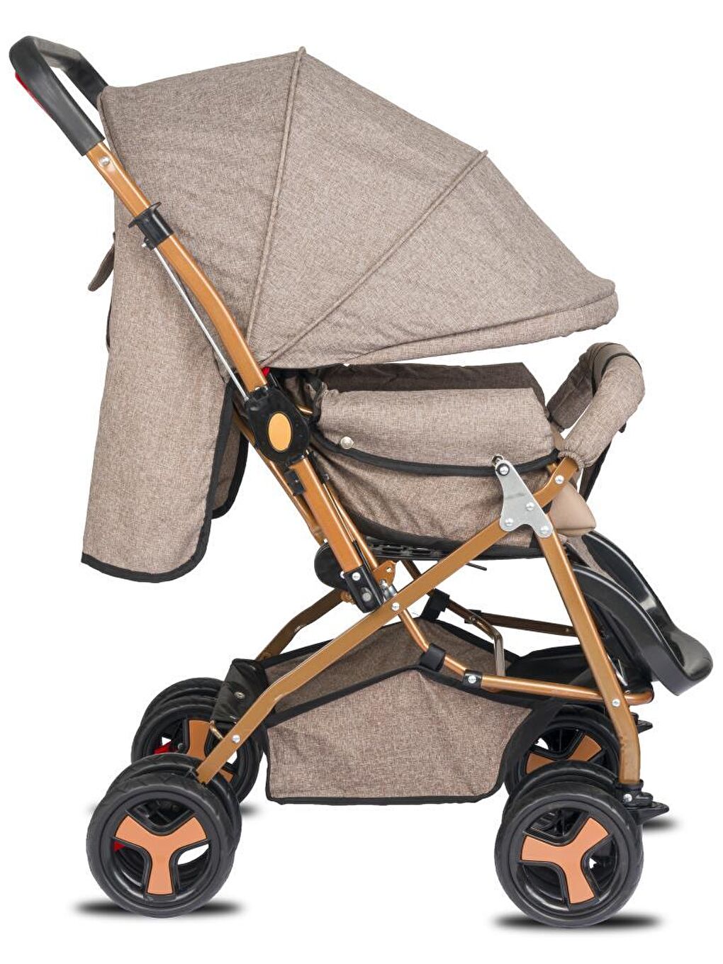 Classic Çift Yön Bebek Arabası Tam Yatarlı-1