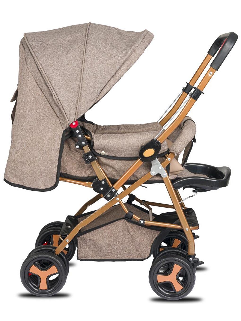 Classic Çift Yön Bebek Arabası Tam Yatarlı-2