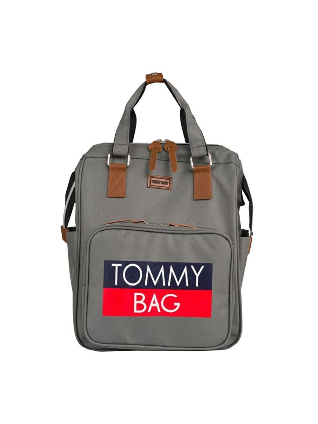 Soft Anne Bebek Bakım Sırt Çantası Termal Biberonlu Bebek Arabası Askı Aparatlı-1