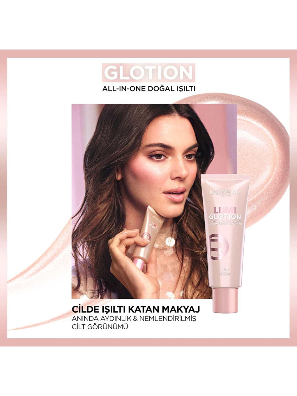 L'Oreal Paris Glotion All-In-One Doğal Işıltı 902 - Light Glow - 1