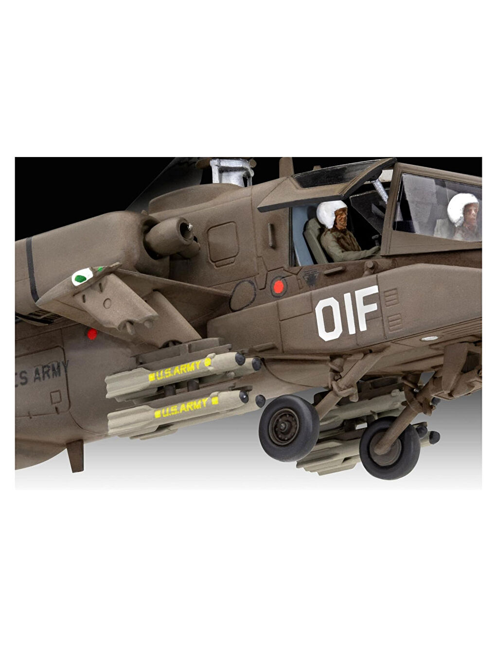 Revell Renksiz Model Set AH-64A Apache 63824 - 3