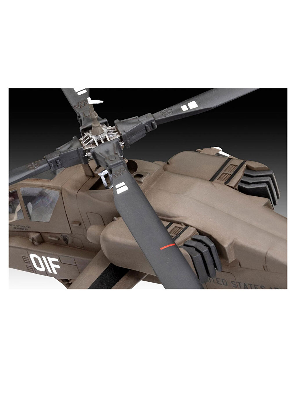 Revell Renksiz Model Set AH-64A Apache 63824 - 4