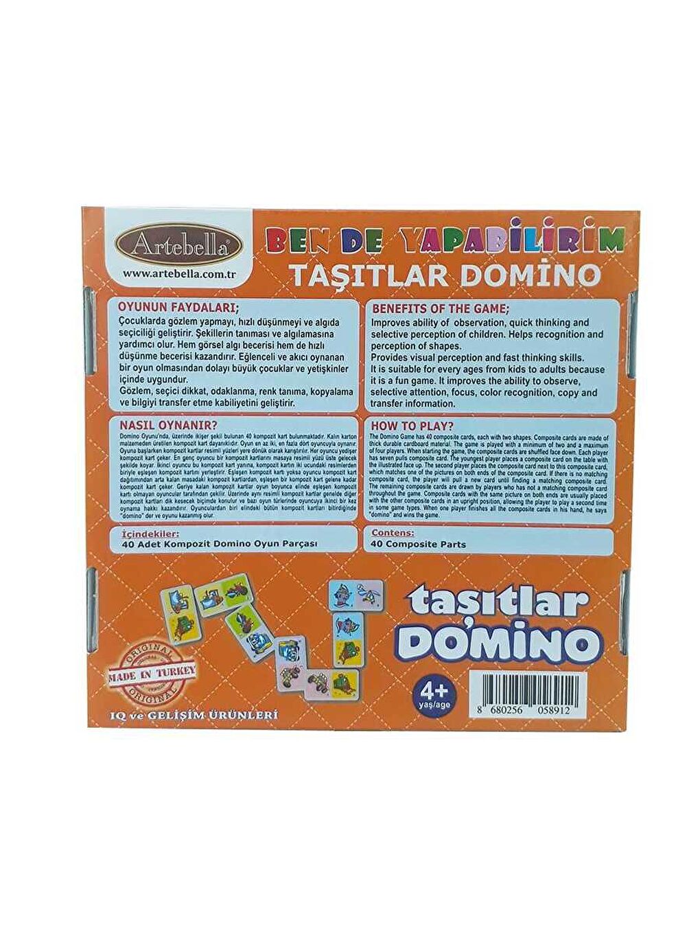 Artebella Taşıtlar Domino - 1