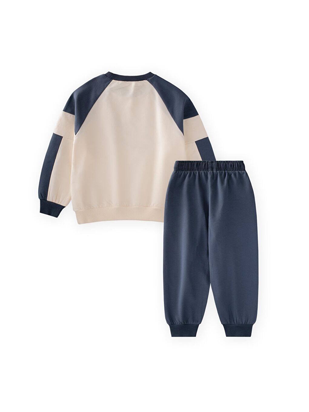 Sweatshirt Takım 3-12 Yaş Ekru-1