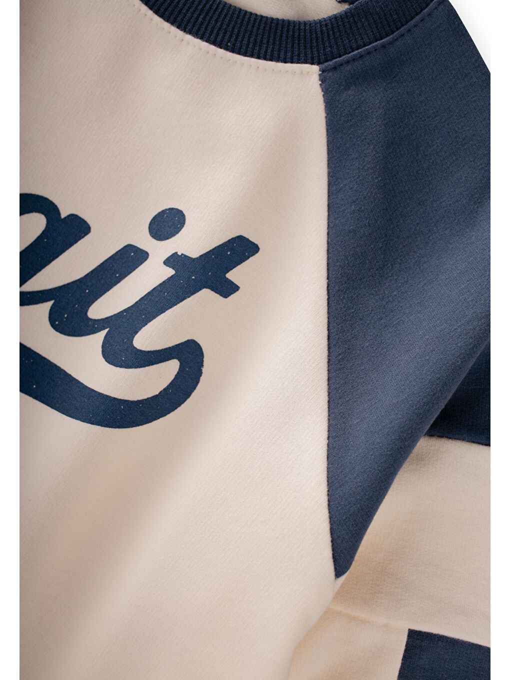 Sweatshirt Takım 3-12 Yaş Ekru-2