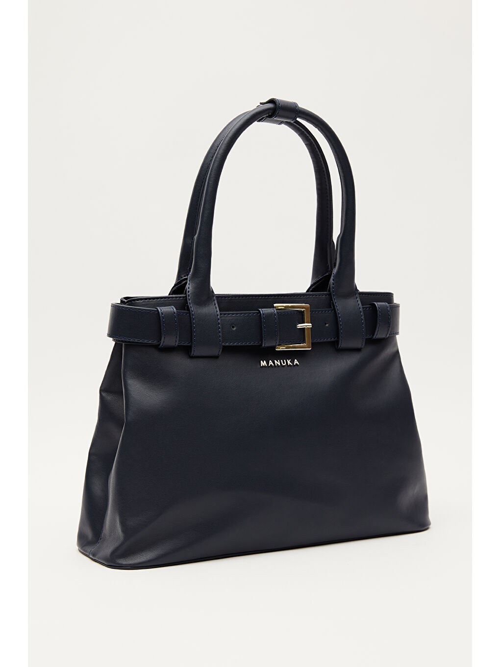 Bella Metal Tokalı Çanta Lacivert-1