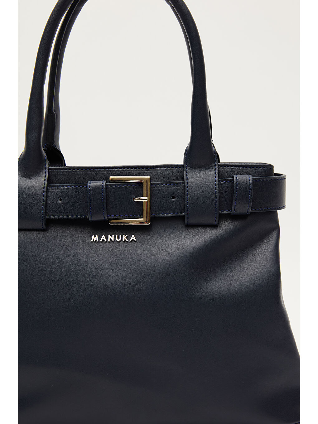 Bella Metal Tokalı Çanta Lacivert-3