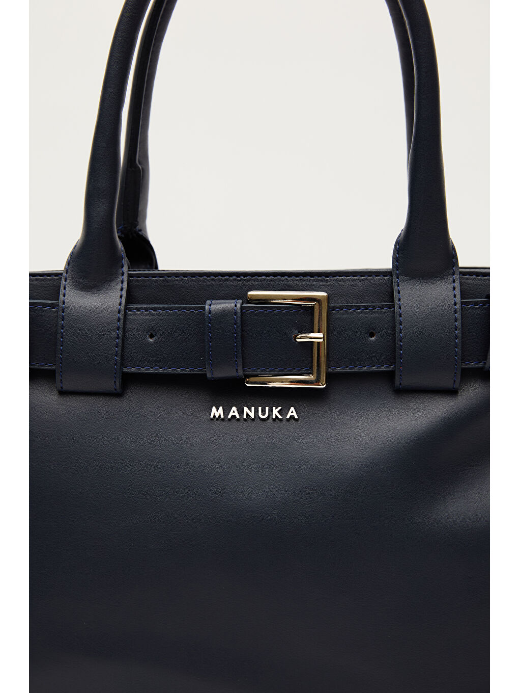 Bella Metal Tokalı Çanta Lacivert-4