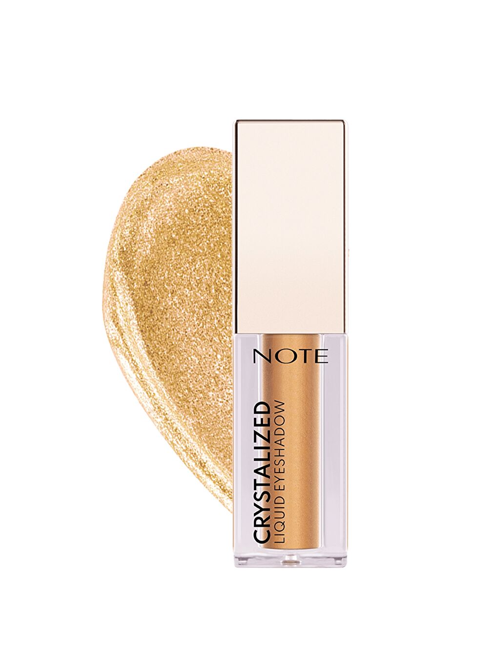 Note Cosmetique Crystalized Liquid Eyeshadow Likit Metalik Göz Farı - 02 Miracle Light
