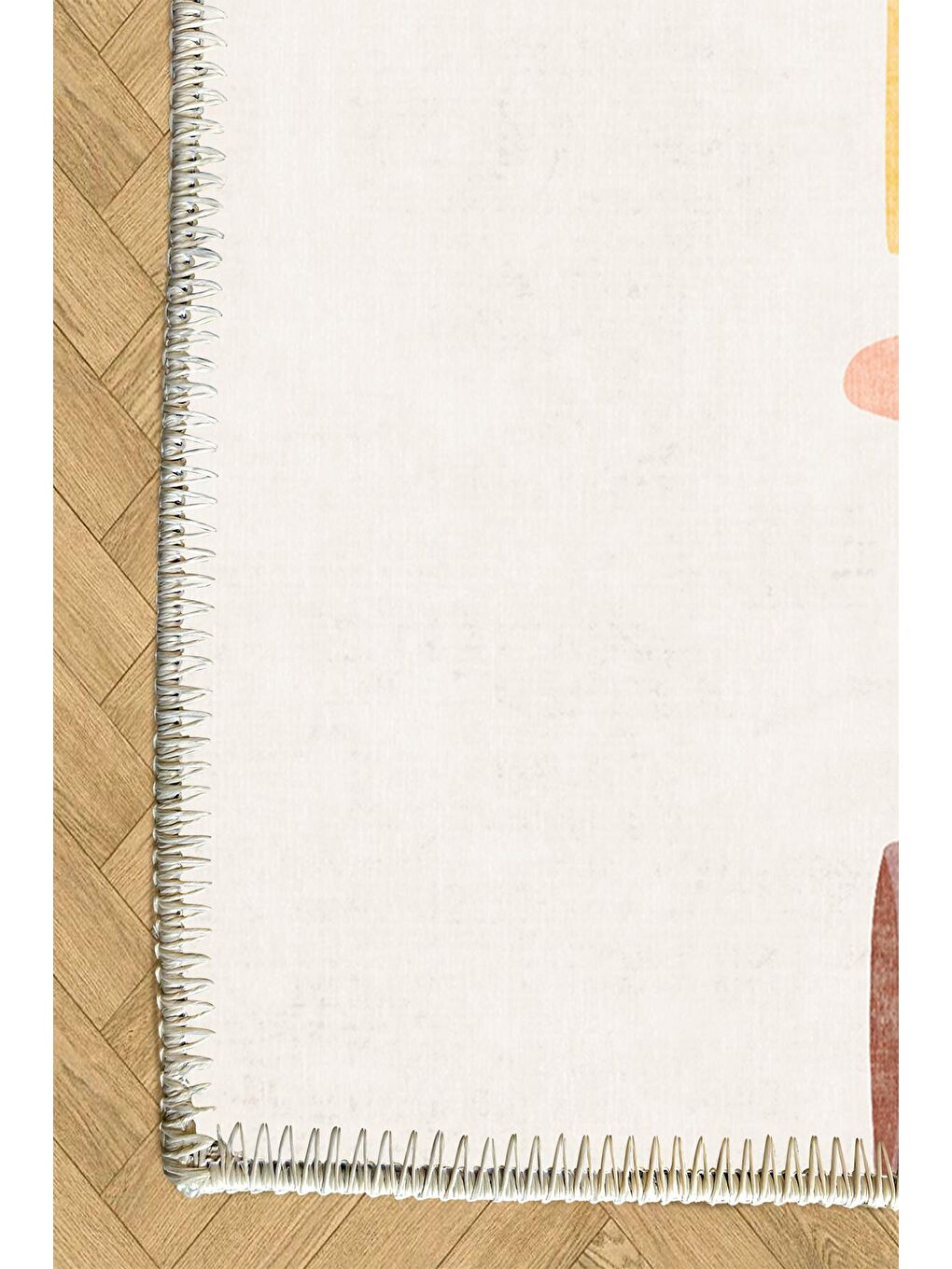 Karışık Premium Kalite, Pamuk ve Kaydırmaz Taban, Yıkanabilir, Mutfak Halısı  160 x 230 cm-5