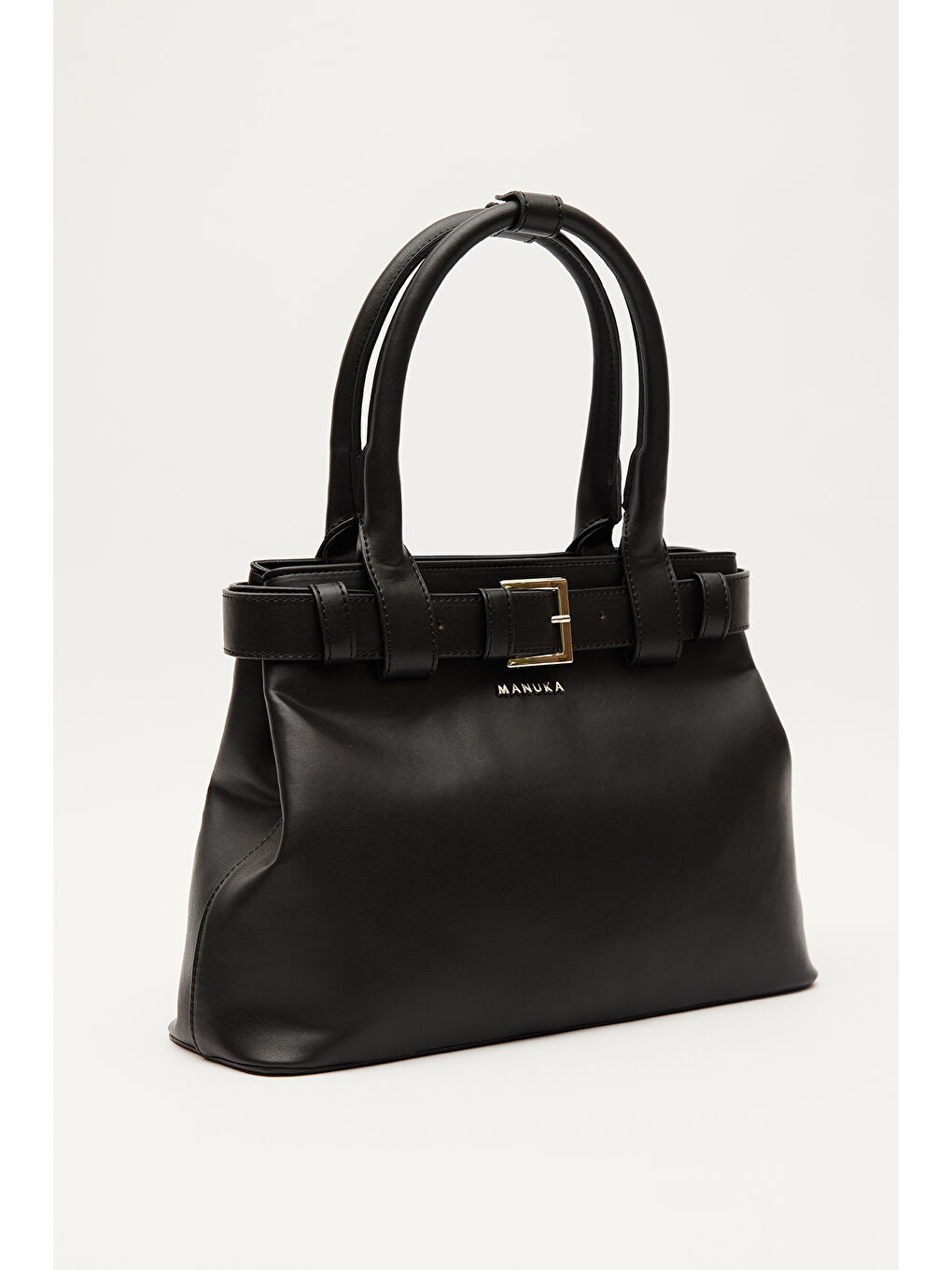 Bella Metal Tokalı Çanta Siyah-2