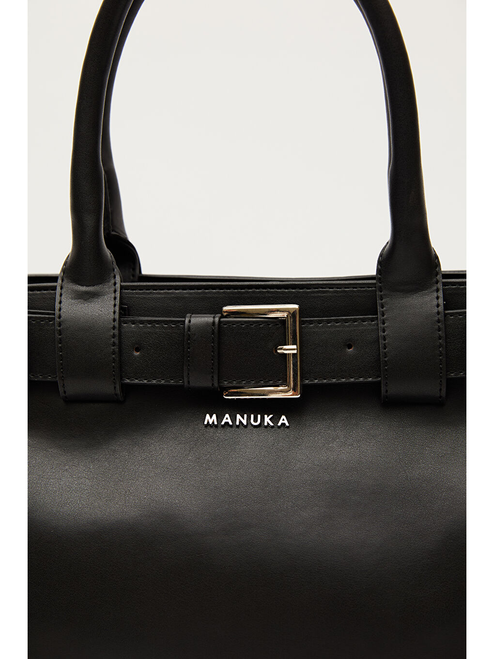 Bella Metal Tokalı Çanta Siyah-3