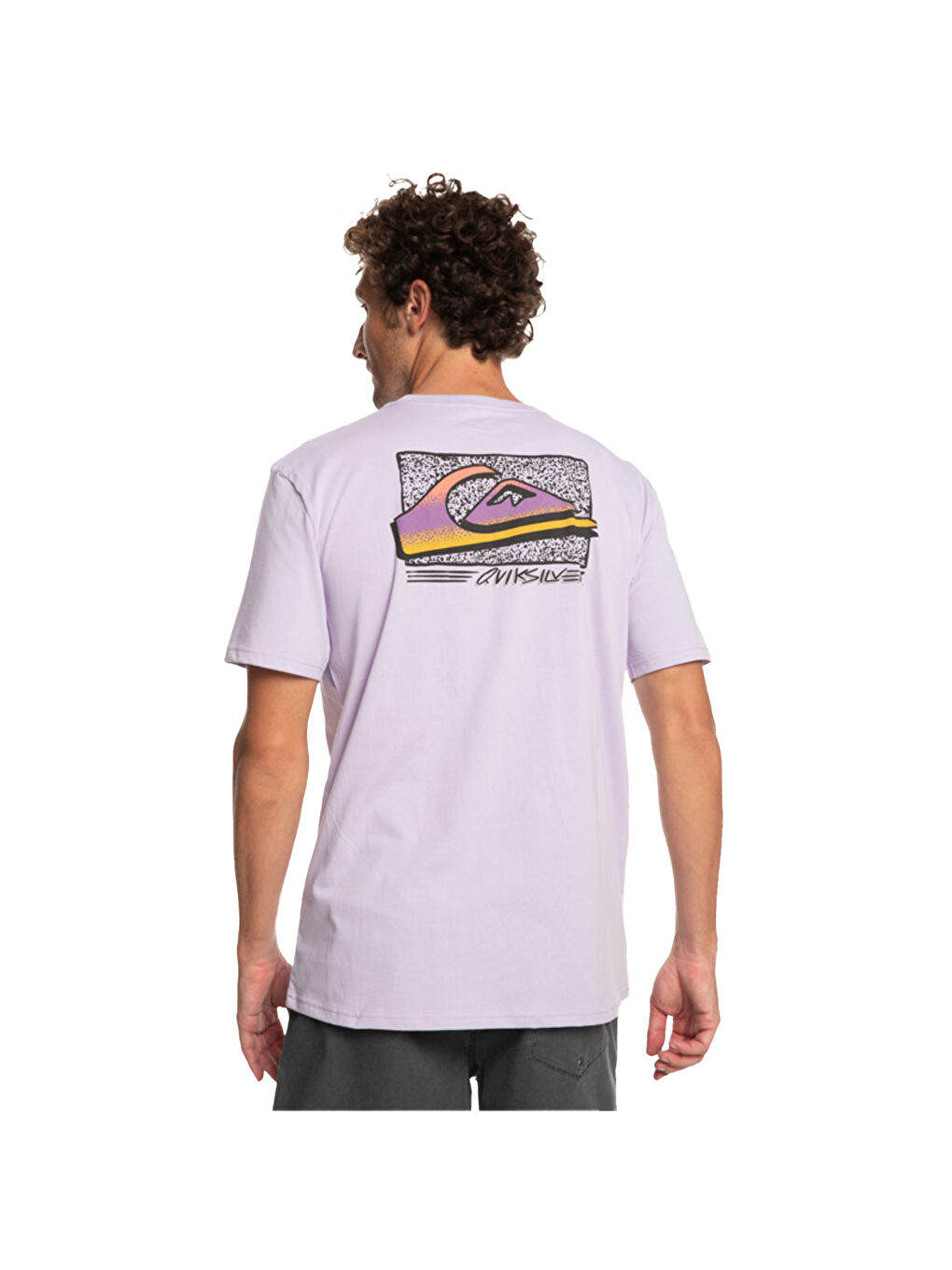 Retrofade Erkek Mor Tişört-2