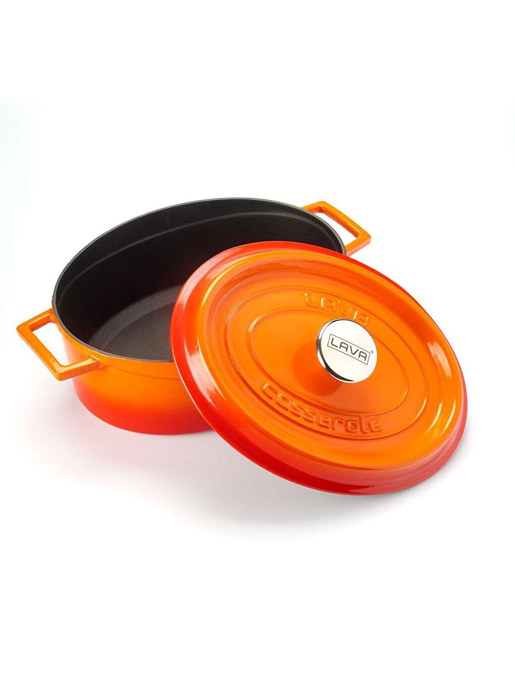 Turuncu Oval Tencere. Trendy Serisi Ölçü 23x29cm.-1