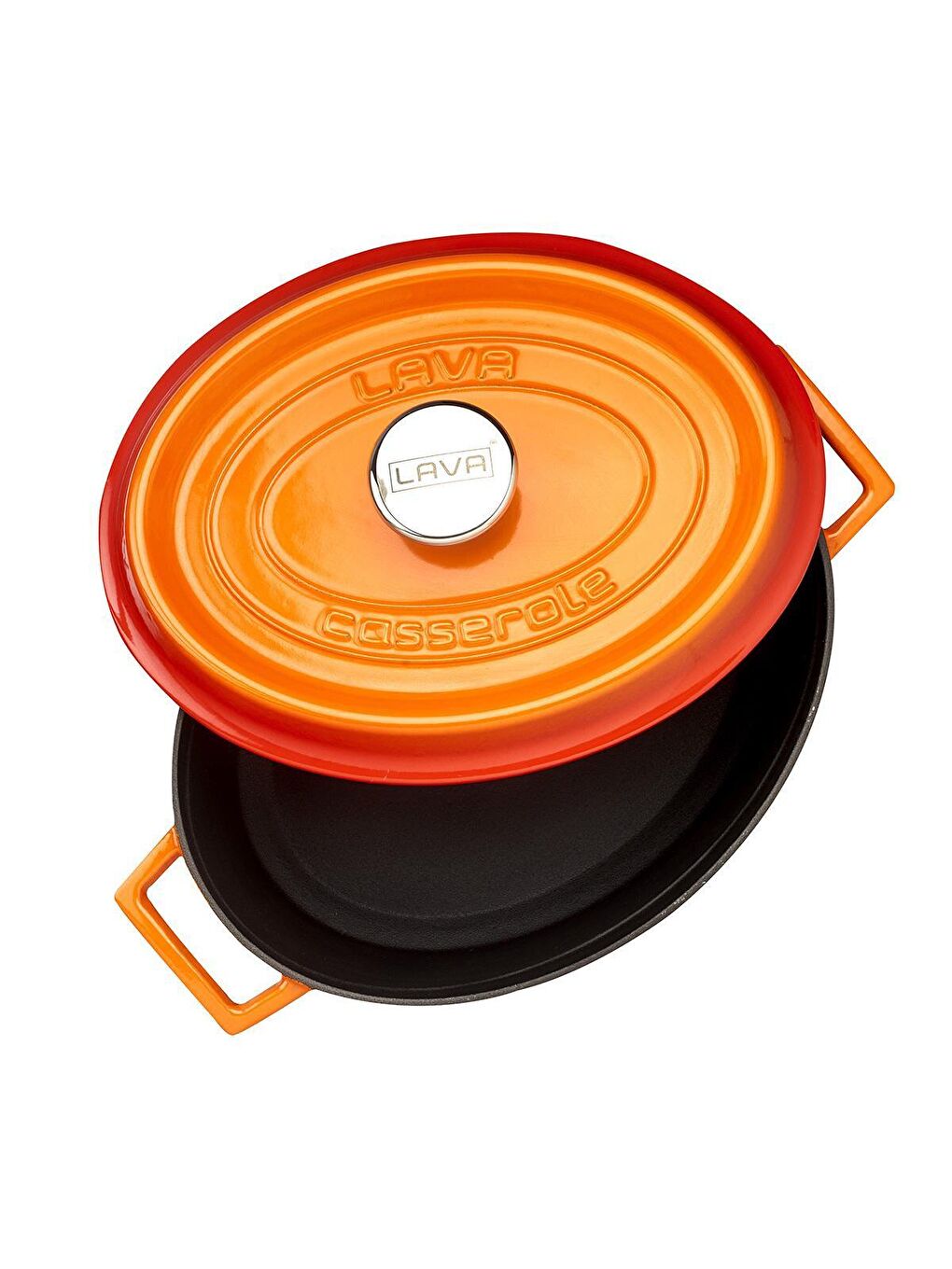 Turuncu Oval Tencere. Trendy Serisi Ölçü 23x29cm.-2