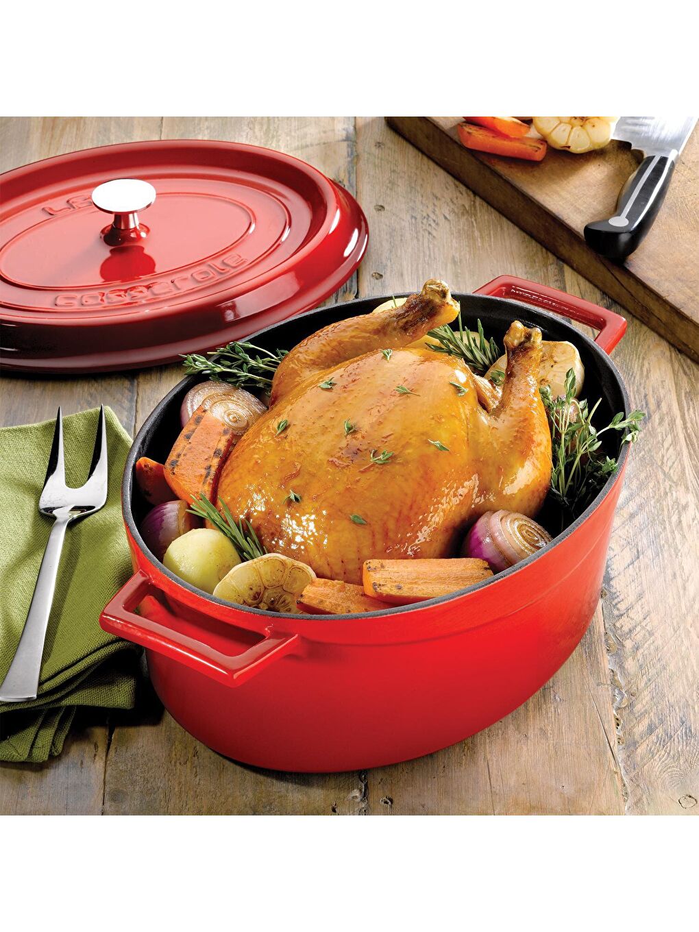 Turuncu Oval Tencere. Trendy Serisi Ölçü 23x29cm.-3