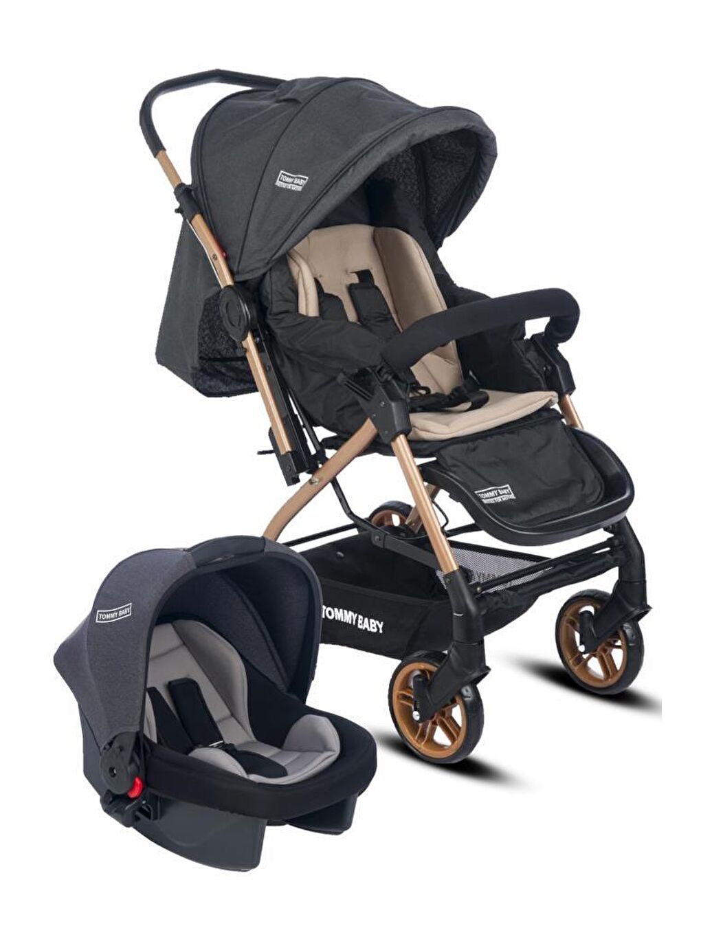 Cross Travel  Çift Yönlü Bebek Arabası Seyahat Sistem Puset