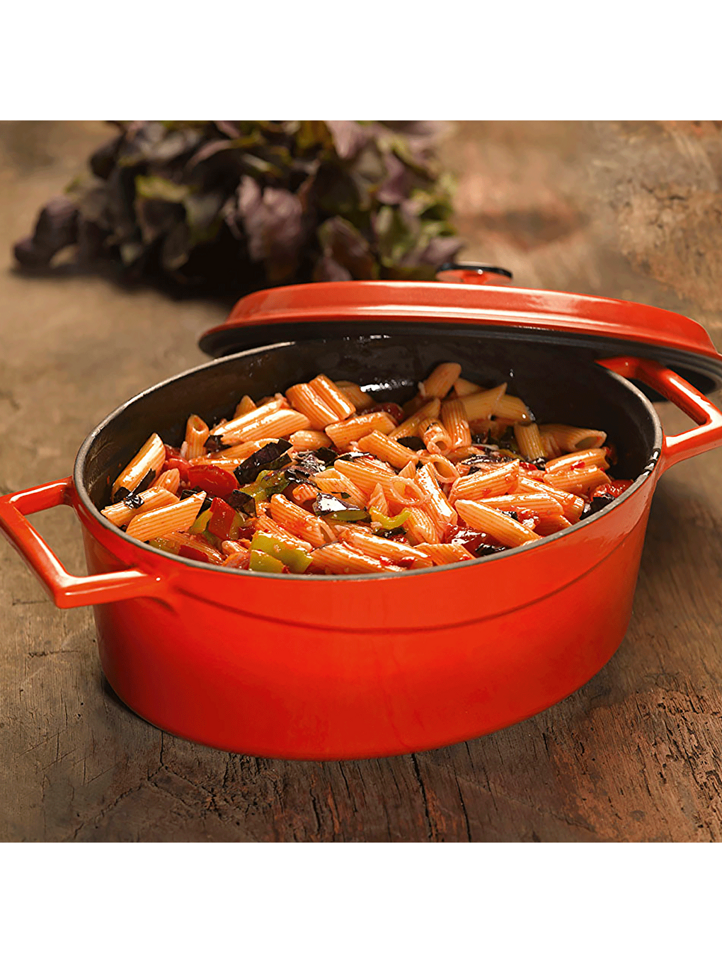 Turuncu Oval Tencere. Trendy Serisi Ölçü 23x29cm.-4